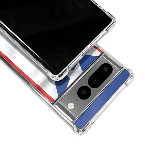 Puerto Rico Flag Google Pixel 7 Pro Clear Case